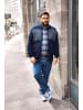 Men Plus Strickjacke in navy blau