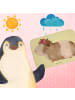 Mr. & Mrs. Panda Duschvorleger Meerschweinchen Weisheit ohne Spruch in Gelb Pastell