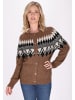 VIRITA Women Cardigan in Kamel Mehrfarbig