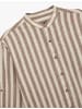 KOTON SHIRTS LS in Braun Gestreift