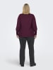 ONLY Carmakoma Strickpullover in Cabernet 1