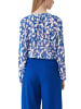 comma Bluse in Blau