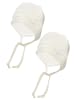 TupTam Unisex Baby Erstlingsmütze zum Binden 2er Pack in beige