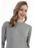 faina Damen Strick Pullover in Grau