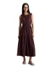 Marc O'Polo DENIM Crinkle-Stufenkleid regular in Burnt Aubergine