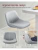 VASAGLE 2er-Set: Barhocker Lyna in Taubengrau - (B)50 x (H)98.5 x (T)49.5 cm