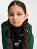 Hummel Sweatshirt Hmljr Oversized Kinder in DARK GREEN