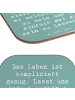 Mr. & Mrs. Panda Untersetzer Spruch Selbstzweifel Abschalten mit... in Meeresbrise
