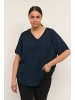 KAFFE curve Kurzarm-Bluse KCami Regular fit in Midnight Marine
