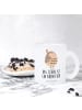 Mr. & Mrs. Panda Geschenktasse Eule Federschmuck mit Spruch in Transparent
