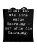 Mr. & Mrs. Panda Tote Bag Spruch Trost Umarmung mit Spruch in Schwarz