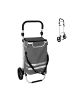 relaxdays Einkaufstrolley in Grau - 45 l
