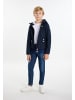 Schmuddelwedda Jungs Strickfleeceblouson in Marine Melange