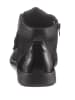 WALDLÄUFER Stiefelette in schwarz-gemustert