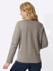 Sieh an! Sweatshirt in taupe-dunkeltaupe