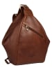 piké Rucksack echt Leder in braun