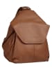 Bruno Banani Rucksack echt Leder in braun