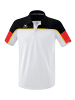 erima Herren Change By Erima Poloshirt in weiß/schwarz/rot