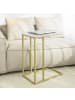 SoBuy Beistelltisch in Golden - (B)30 x (H)61 x (T)48 cm