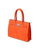Kmisso Henkeltasche Echt Leder in Papaya