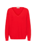Cream Strickpullover CRSillar Loose fit in High Risk Red