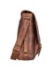 Greenland Nature Mascu & Line Umhängetasche Leder 30 cm braun