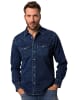 JP1880 Hemd in dark blue denim