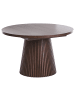 Beliani Esszimmertisch MOORE in Braun - (W) 120 x (H) 76 x (L) 120 cm