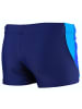 Aquarti Aquarti Herren Badehose Kurz mit Kontrastpaspel in blau