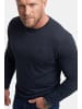 Men Plus Kurzarm T-Shirt in navy blau