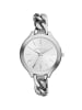 Michael Kors Uhr in Silber mit Amband, Modell: MK3279 Slim Runway