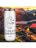Mr. & Mrs. Panda Sport Trinkflasche Igel Kuchenstück mit Spruch in Weiß