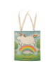 Mr. & Mrs. Panda Tasche Einhorn Regenbogen Design ohne Spruch in Weiß