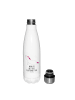 Mr. & Mrs. Panda Sport Trinkflasche Einhorn Yoga mit Spruch in Weiß