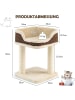 COSTWAY Katzenbaum 50cm in Beige