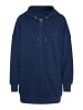 DreiMaster Vintage Lange Sweat Kapuzenjacke in Marine