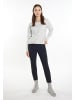 usha WHITE LABEL Damen Strickpullover in Grau Melange
