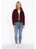 Schmuddelwedda Jacket in burgundy melange