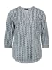 Betty Barclay Schlupfbluse mit 3/4 Arm in Petrol/Black