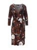 Aniston SELECTED Jerseykleid in braun-gemustert