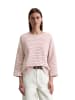 Marc O'Polo Streifen-T-Shirt relaxed in Dark Pink