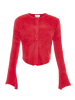 Poomi Damen Strickjacke in ROT