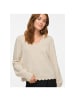 Vila Pullover in Super Light Natural Melan