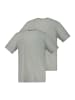 JP1880 Kurzarm T-Shirt in grau melange