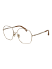 Max Mara Frauen Optische Fassungen Rechtwinklig Gold