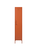 Beliani Büroschrank FROME in Braun - (W) 38 x (H) 185 x (L) 50 cm