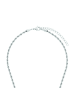 Noelani Kette mit Anhänger Edelstahl, IP silber in Silber