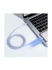 COFI 1453 Datenkabel Multi-Color Series Ladekabel USB-C/USB-C-Kabel 100 W 1,2 m in Blau