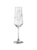 Mr. & Mrs. Panda Sektglas mit Gravur Einhorn Dame ohne Spruch in Transparent