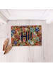 relaxdays Fußmatte "Hi!" in Bunt - (B)60 x (T)40 cm